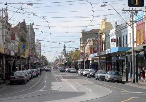 The Victorian facades of Smith Street, Melbourne